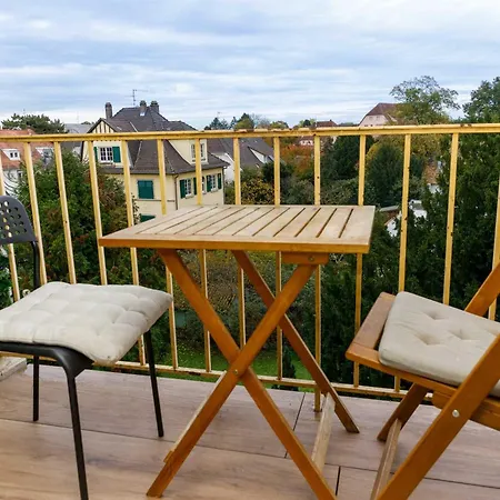 Superb 3bdr 6p Family Flat In Strasbourg